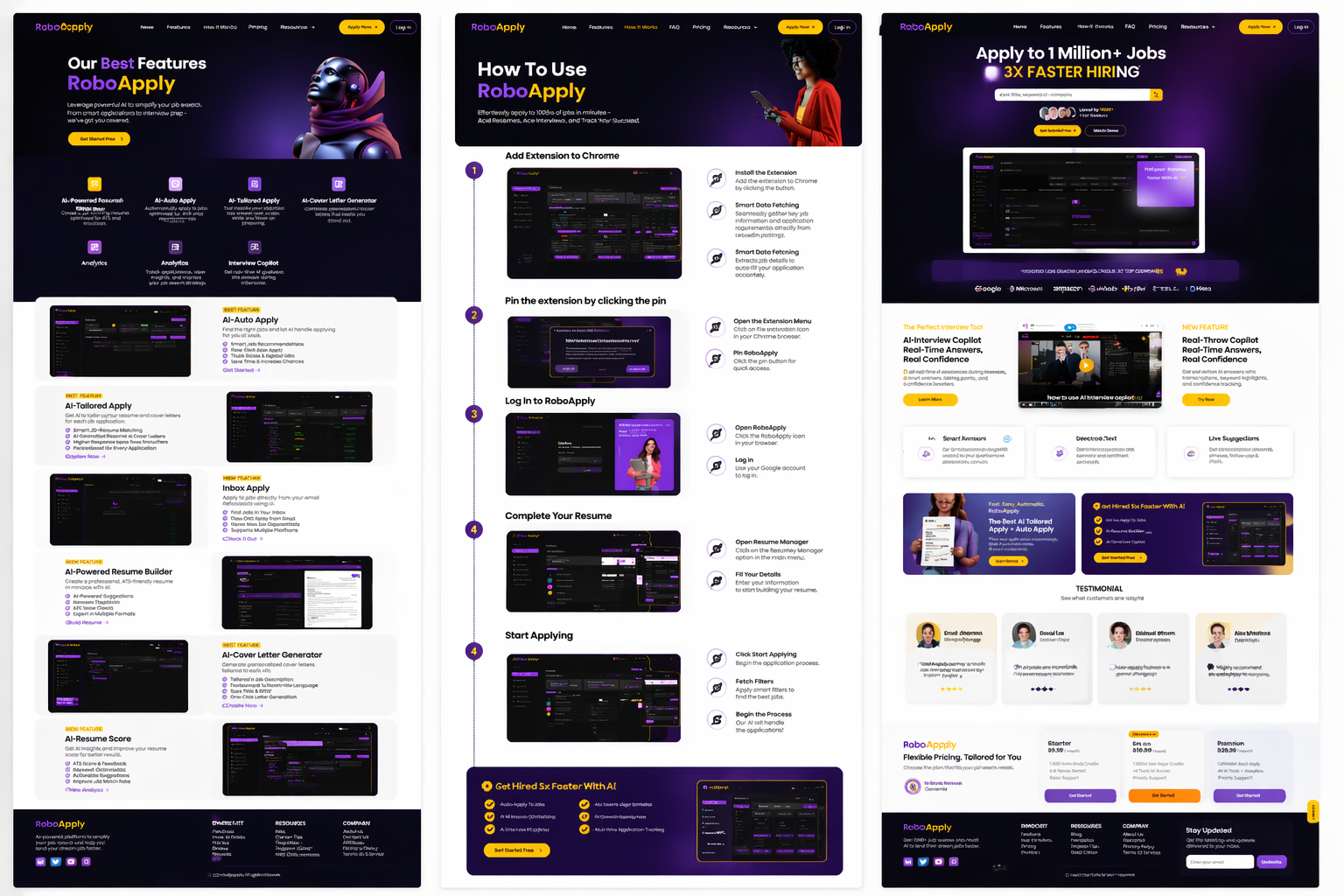 RoboApply, AI Job Application Web App Development Case Study