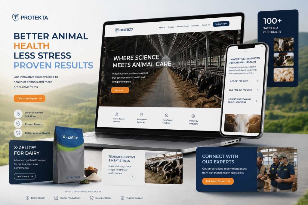 Protekta Animal Wellness Website Development Case Study