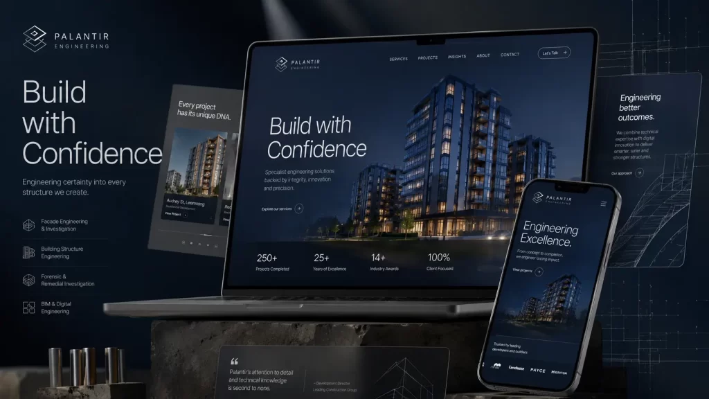Palantir Consulting Website Development Case Study