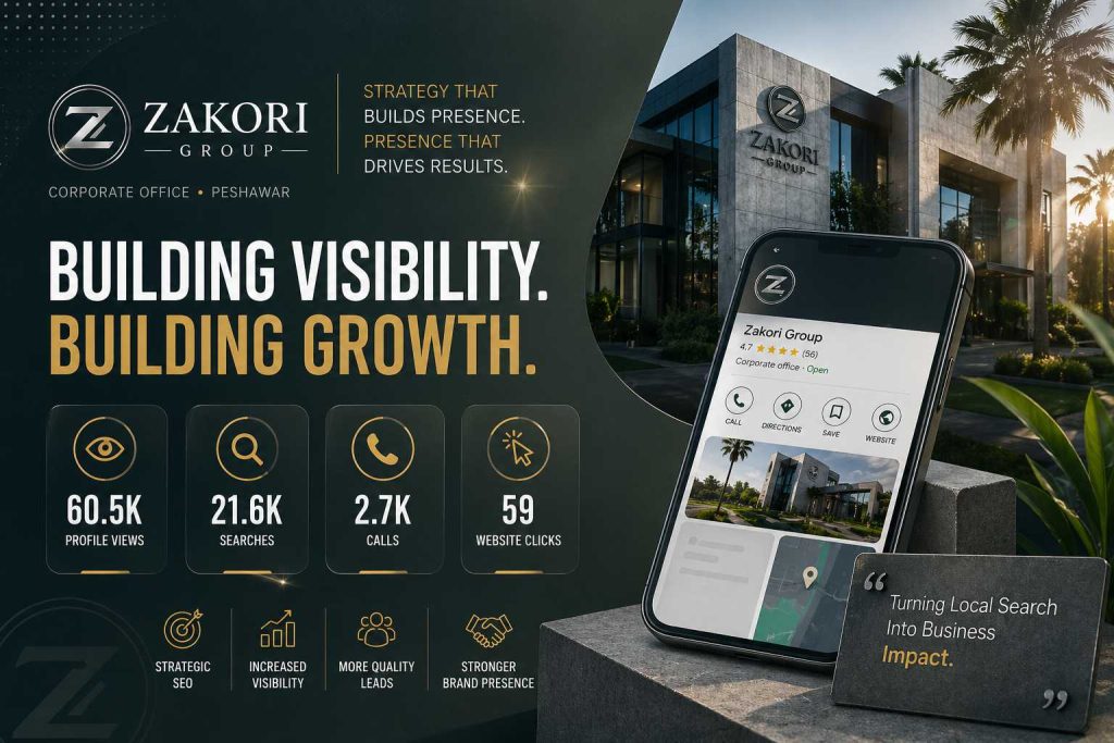 zakori group local seo portfolio image